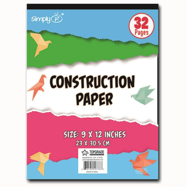 Shop Construction Paper, 32 Sheets, 9 X 12 size