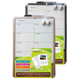 Dry Erase/Cork Combo Board W/Marker+2 Magnets 24/pack