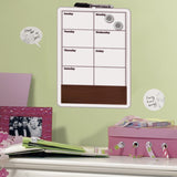 Dry Erase/Cork Combo Board W/Marker+2 Magnets 24/pack