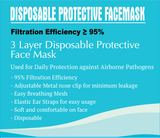 Disposable Face Masks 50ct per box